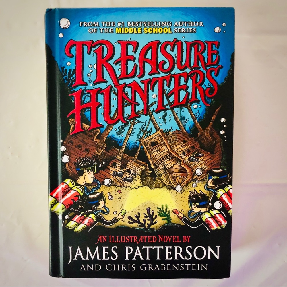 Treasure Hunters by James Patterson Children’s Fiction Hardcover Book